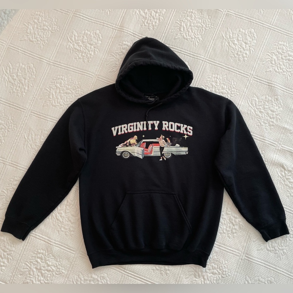 Danny Duncan Virginity Rocks Classic Car Sweatshirt Hoodie Zumiez Spencers Black - Picture 5 of 9
